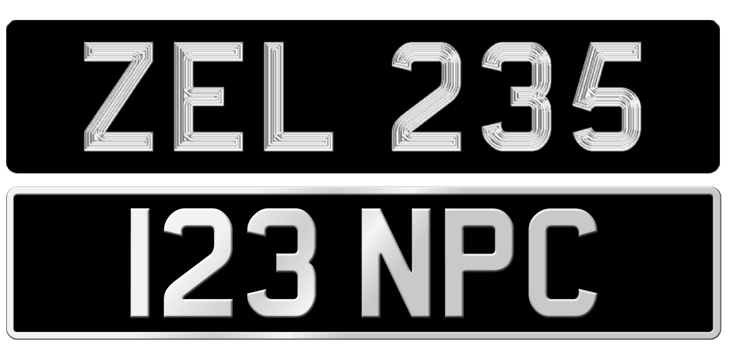 We offer a range of number plate sizes and styles to suit all types of vehi...